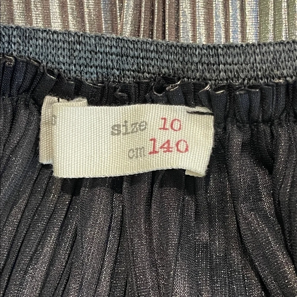 Zara Kids Girls Silver Metalic Pull On Skirt Size 10Y 140cm